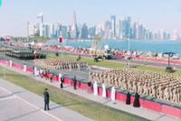 中国式正步再度亮相卡塔尔国庆阅兵