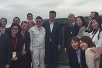 韩国瑜参观港珠澳大桥 竖起大拇指点赞