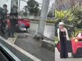 “重庆帽子姐”开法拉利出车祸?车主:车不是她的