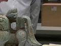 三星堆发现第一件带翅膀神兽与其他神兽不同 暂名为镂空立兽器盖