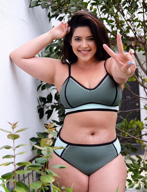 模特Denise Bidot 图片来源：Target