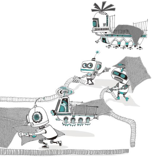 铺草坪的机器人