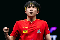 半小时速胜！王楚钦4-1大勒布伦，晋级WTT总决赛男单4强