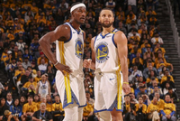 正互动直播NBA常规赛：半场勇士62-61开拓者 库里15分杨瀚森未登场