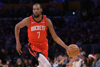 正互动直播NBA常规赛：三节骑士65-90火箭 杜兰特30分4篮板7助攻