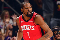 正互动直播NBA常规赛：半场火箭54-57太阳 杜兰特13分布克21分