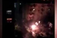 湘南学院变压器爆炸 现场强光巨响万名学生不停尖叫