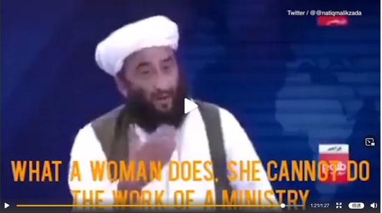 塔利班发言人 图片来源：Twitter