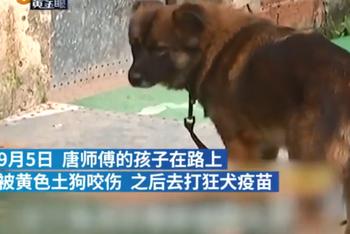 狂犬病亡童父:不知疫苗生产商