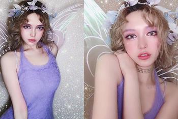 罗志祥女友秀香肩锁骨