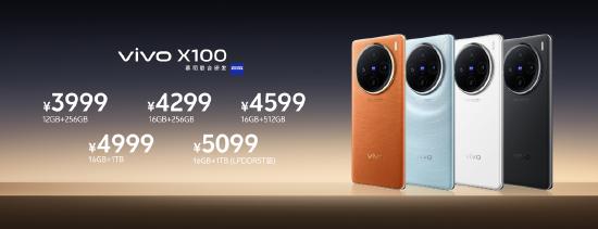 vivo X100系列售价