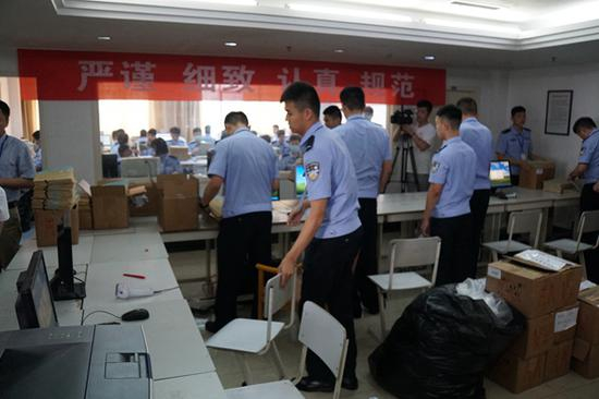江苏省高考评卷开放日活动现场&nbsp;曹慧娟/摄