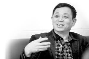 　　广州市第四十七中学校长彭建平接受记者专访。　　信息时报记者 陆明杰 摄