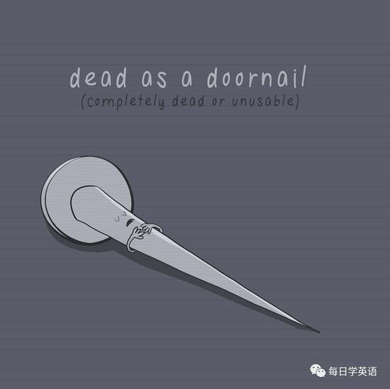 dead as a doornail