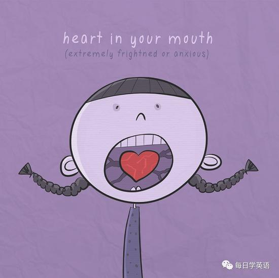 heart in your mouth
