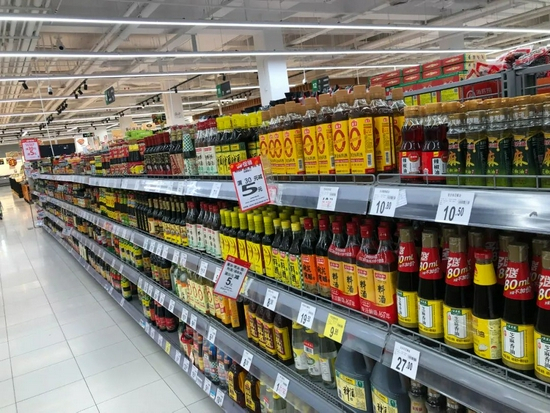 深圳一大型超市调味品区掠影