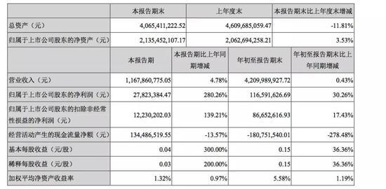 （资料来源：三全食品 2019 年第三季度报告）
