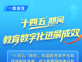 一图速览，“十四五”期间教育数字化进展成效