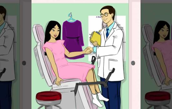 迪士尼公主咨询妇产科医师