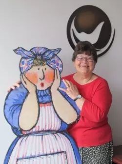 Joy Cowley和她所创作的故事人物Mrs. Wishy Washy