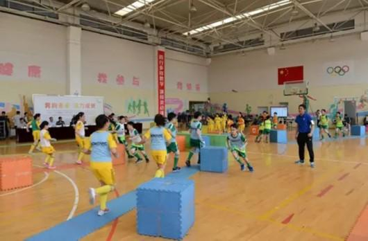 华东师范大学附属紫竹小学耐力跑教学交流。