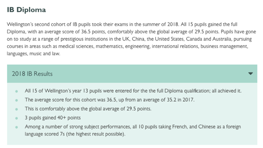 图片来自上海惠灵顿外籍人员子女学校官网