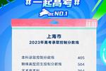 上海2023高考录取分数线公布：本科录取控制分数线405