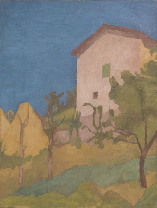 莫兰迪，风景，布画油画，1928