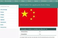 剑桥大学承认中国高考成绩 要求全省排前0.1%