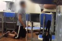 重庆一培训机构教师抽打学生还让其下跪 已被查封