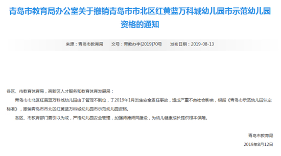 &nbsp;图片来源：青岛市教育局网站&nbsp;