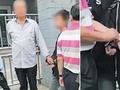 重庆一学生在街头被老人用手铐铐住