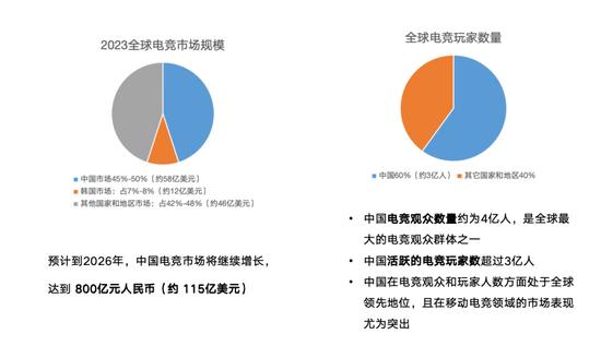 赵宜关于中国电竞市场规模的研究。 受访者 供图