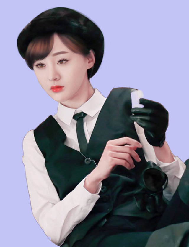 震惊传出郑爽美照的手绘图