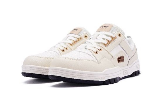 PONY REVERSE滑板鞋米白配色