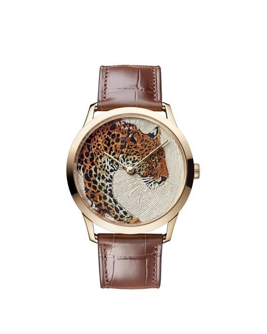Slim d’Hermès Panthère 印度花豹腕表