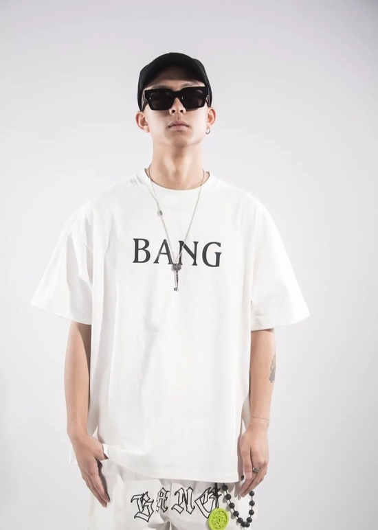  邦BANG 基础 LOGO 印花 T 恤