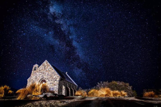 皇包车旅行新西兰当地华人拍摄的星空大片