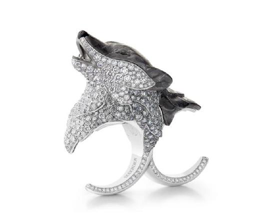 Boucheron宝诗龙Carte Blanche, Ailleurs高级珠宝系列Loup戒指