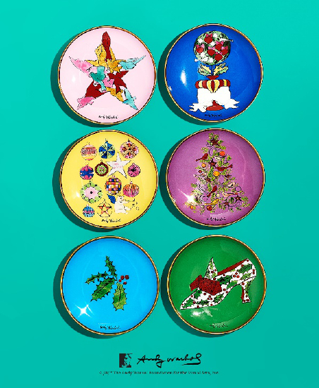 限量Tiffany & Co. x Andy Warhol 联名居家精品系列骨瓷首饰盘