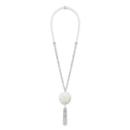 Boucheron宝诗龙Carte Blanche, Ailleurs高级珠宝系列Oursin Diamant项链