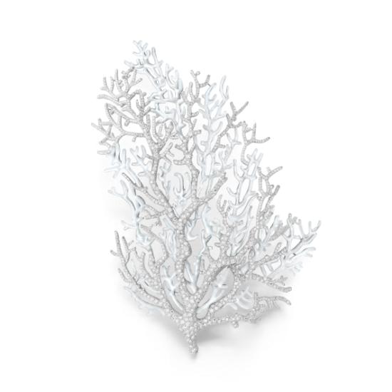 Boucheron宝诗龙Carte Blanche, Ailleurs高级珠宝系列Corail Diamant胸针