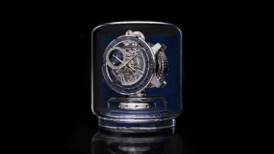 Atmos Hybris Mechanica Calibre 590超卓复杂功能系列590型机芯空气钟 – 情境图