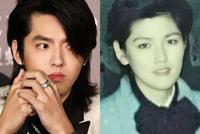 网曝吴亦凡妈妈年轻时旧照 母子俩五官精致相似