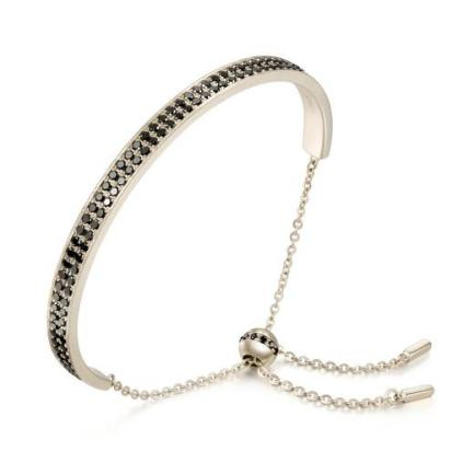 EMPHASIS艾斐诗Manon‘融’系列 Ecruloy®丝锻合金黑钻石手镯