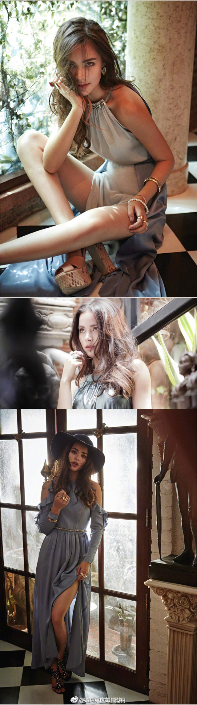 组图：泰国混血貌美小花yaya和mai 逆天颜值你站谁