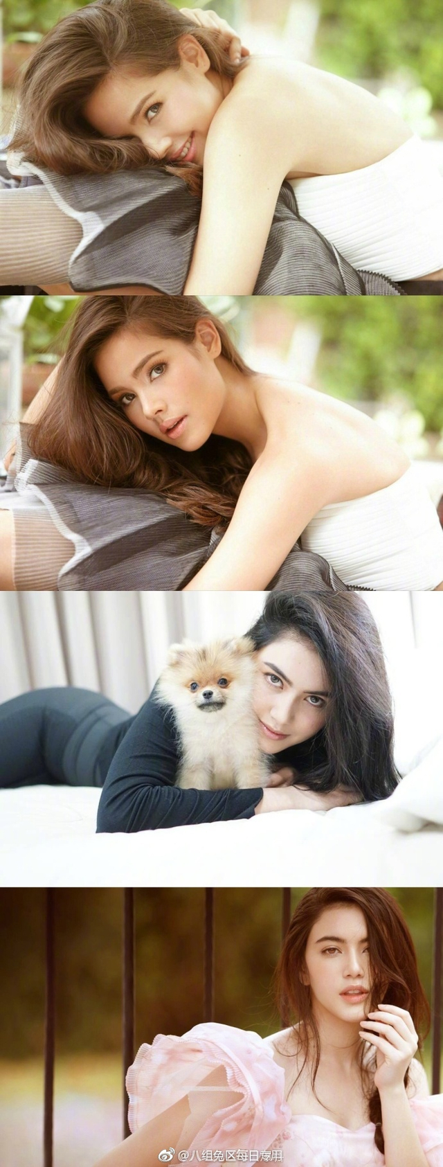 组图：泰国混血貌美小花yaya和mai 逆天颜值你站谁