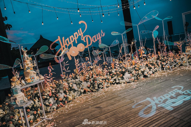 组图：付辛博颖儿女儿百日宴温馨现场公开！一家三口甜蜜同框