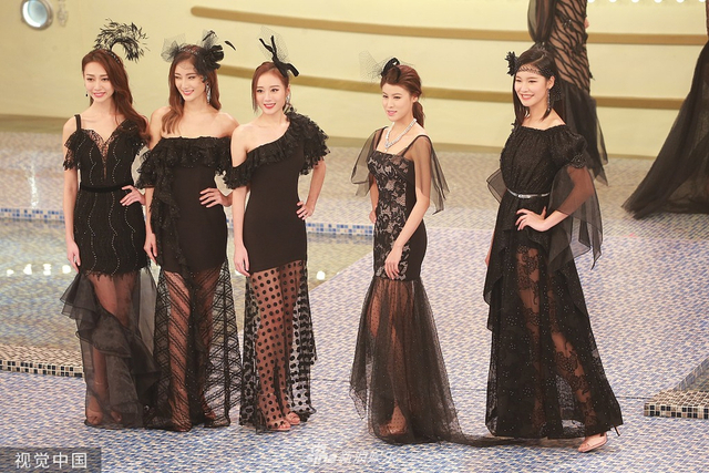 组图：2019港姐决赛黄嘉雯夺冠泪洒现场 王菲古佩玲分获亚季军