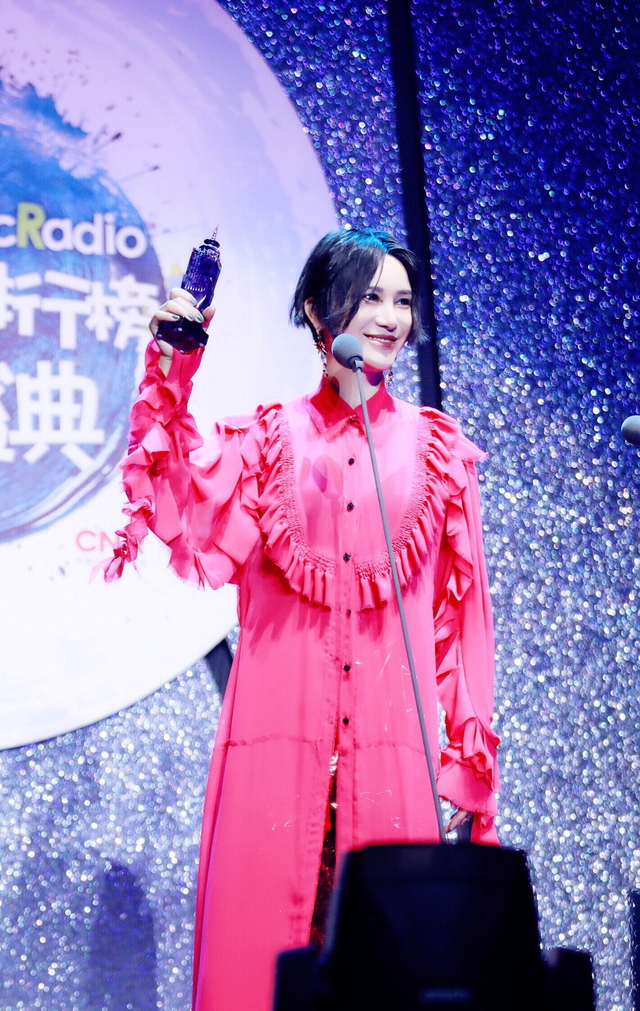 尚雯婕发表获奖感言